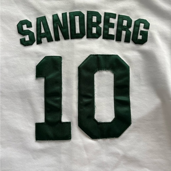 MAJESTIC Vintage Tampa Bay Rays White Jared Sandberg Youth Jersey Suze Small - Picture 6 of 7